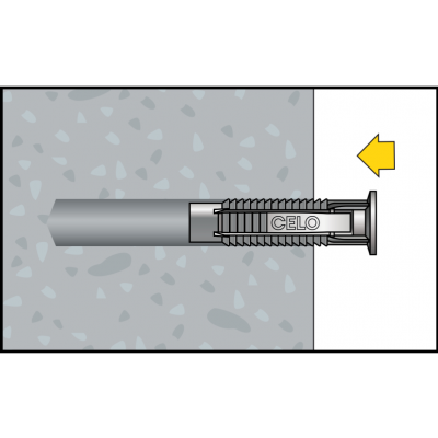 kołek FX 8x40 z kołneirzem /opk=100szt./ 98FX CELO (98FX)
